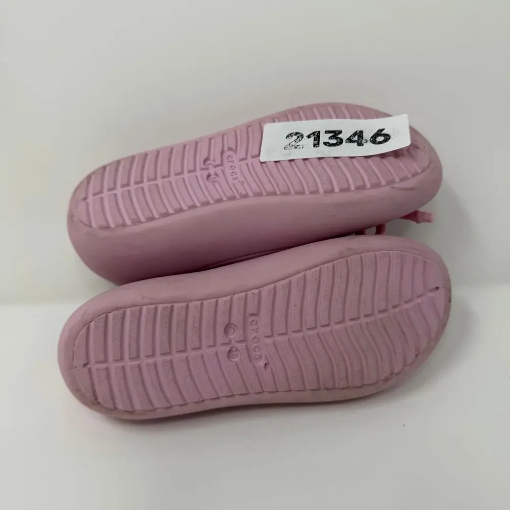 Crocs Kids Pink Bow Mary Jane Flats C10